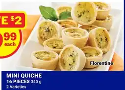 M & M Food Market MINI QUICHE Florentine offer