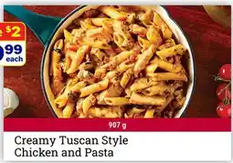 M & M Food Market Creamy Tuscan Style Chicken and Pasta offer