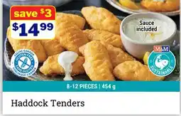 M & M Food Market Haddock Tenders offer