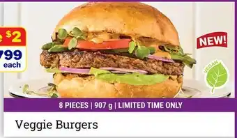 M & M Food Market Veggie Burgers offer