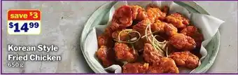 M & M Food Market Korean Style Fried Chicken offer