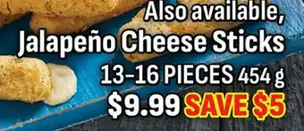 M & M Food Market Jalapeño Cheese Sticks offer