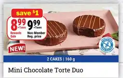 M & M Food Market Mini Chocolate Torte Duo offer