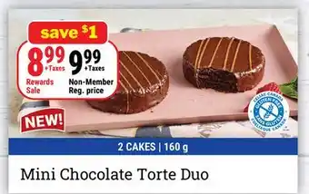 M & M Food Market Mini Chocolate Torte Duo offer