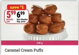 M & M Food Market Caramel Cream Puffs offer