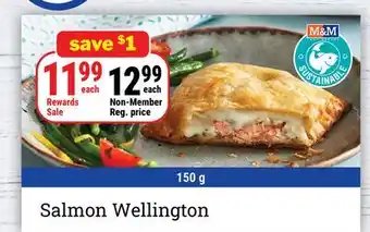 M & M Food Market Salmon Wellington offer