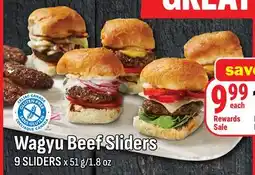 M & M Food Market Wagyu Beef Sliders offer