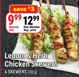 M & M Food Market Lemon & Herb Chicken Skewers offer