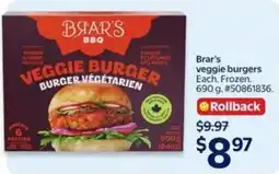 Walmart Brar's veggie burgers offer