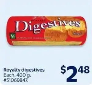 Walmart Royalty digestives offer