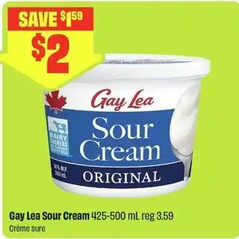 FreshCo Gay Lea Sour Cream offer
