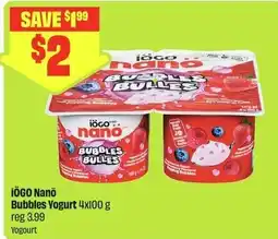 FreshCo IÖGO nano Bubbles Yogurt offer