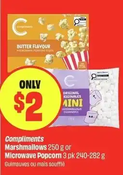 FreshCo Compliments marshmallows or microwave popcorn offer