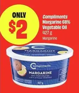 FreshCo Compliments Margarine 68% Vegetable Oil offer