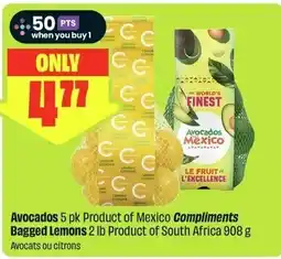 FreshCo Avocados compliments bagged lemons offer