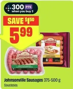 FreshCo Johnsonville Sausages offer