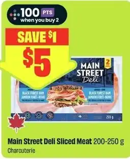 FreshCo Main Street Deli Sliced Main Street Deli Sliced Meat 200-250 g offer