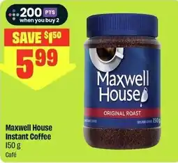 FreshCo Maxwell House instant coffee offer