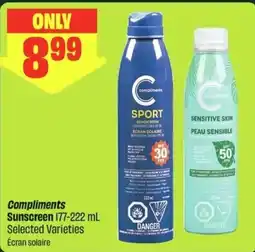 FreshCo Compliments sunscreen offer