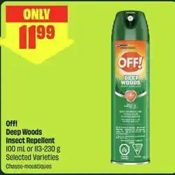 FreshCo Off! deep woods insect repellent offer