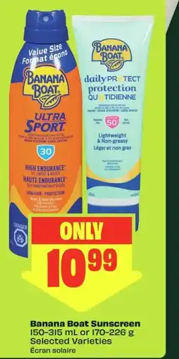 FreshCo Banana Boat Sunscreen offer
