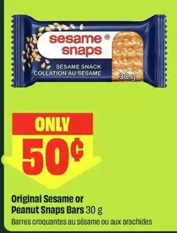 FreshCo Original sesame or peanut snaps bars offer