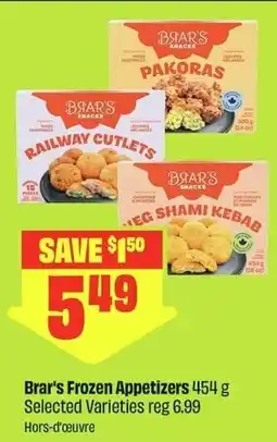 FreshCo Brar's Frozen Appetizers offer