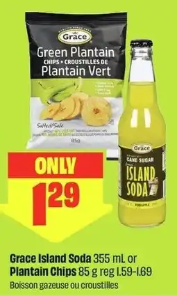 FreshCo Grace island soda or plantain chips offer