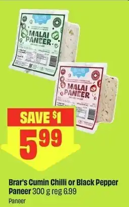 FreshCo Brar's cumin chilli or black pepper paneer offer