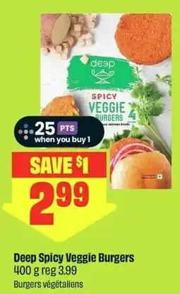 FreshCo Deep Spicy Veggie Burgers offer