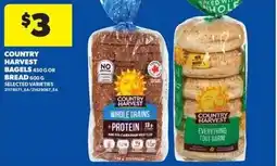 Real Canadian Superstore Country harvest bagels or bread offer