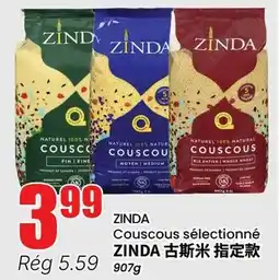 Btrust Supermarket ZINDA Couscous sélectionné offer