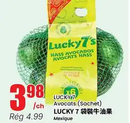 Btrust Supermarket LUCKY 7 Avocats (Sachet) offer