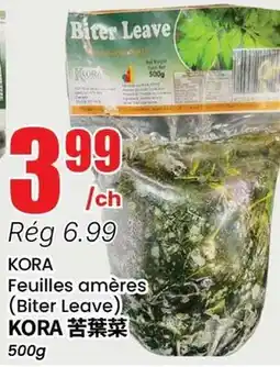 Btrust Supermarket KORA Feuilles amères offer