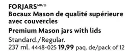 Home Hardware Premium Mason jars with lids offer