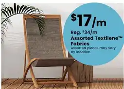 Fabricland Assorted Textilene Fabrics offer