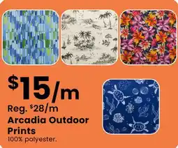 Fabricland Arcadia Outdoor Prints offer