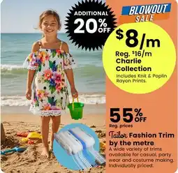 Fabricland Tailor Fashion Trim by the metre offer