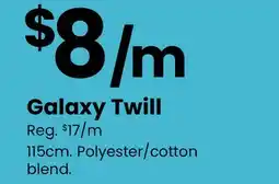 Fabricland Galaxy Twill offer