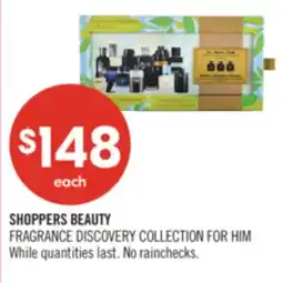 Shoppers Drug Mart SHOPPERS BEAUTY FRAGRANCE DISCOVERY COLLECTION FOR HIM offer
