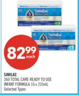 Shoppers Drug Mart SIMILAC 360 TOTAL CARE READY TO USE INFANT FORMULA offer
