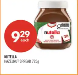 Shoppers Drug Mart NUTELLA HAZELNUT SPREAD offer