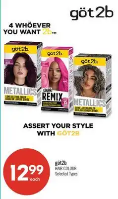 Shoppers Drug Mart göt2b HAIR COLOUR offer