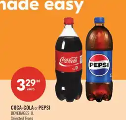 Shoppers Drug Mart COCA-COLA or PEPSI BEVERAGES offer