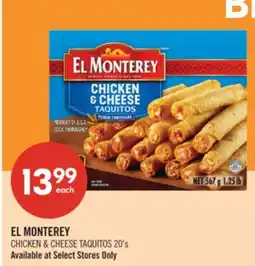 Shoppers Drug Mart EL MONTEREY CHICKEN & CHEESE TAQUITOS offer