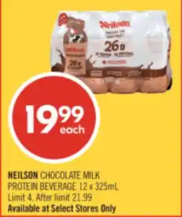 Shoppers Drug Mart NEILSON CHOCOLATE MILK PROTEIN BEVERAGE offer