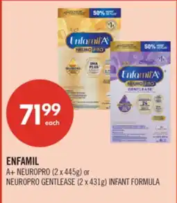 Shoppers Drug Mart ENFAMIL A+ NEUROPRO (2 x 445g) or NEUROPRO GENTLEASE (2 x 431g) INFANT FORMULA offer