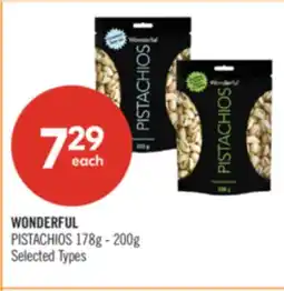 Shoppers Drug Mart WONDERFUL PISTACHIOS 178g - 200g offer