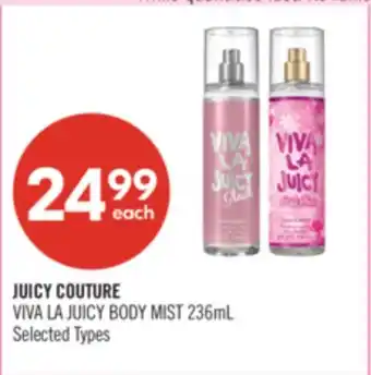 Shoppers Drug Mart JUICY COUTURE VIVA LA JUICY BODY MIST offer
