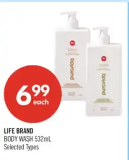 Shoppers Drug Mart LIFE BRAND BODY WASH offer